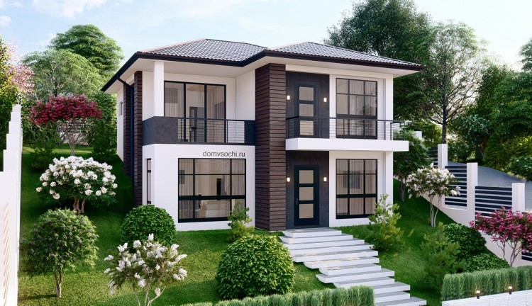 Family House 149,11 м2 заказать в интернет-магазине "Дом в Сочи ...