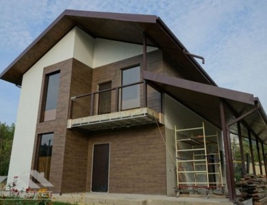 Строительство дома из керамзитобетонных блоков 135м2 Сочи с. Васильевка