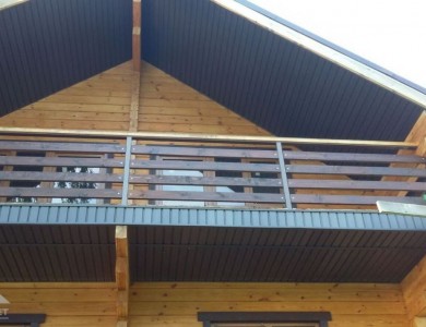 Строительство дома из клееного бруса Сочи с. Прогресс