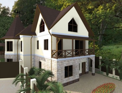 Строительство дома 455м2 Дагомыс ул. Прозрачная