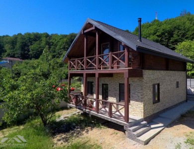 Строительство дома из клееного бруса 172,22м2 с. Каштаны