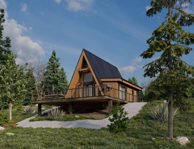 А-фрейм 60,86 м2