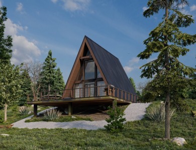 А-фрейм 84,34 м2