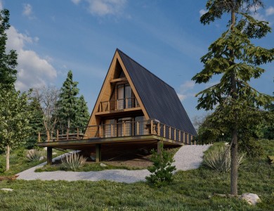 А-фрейм 117,66 м2