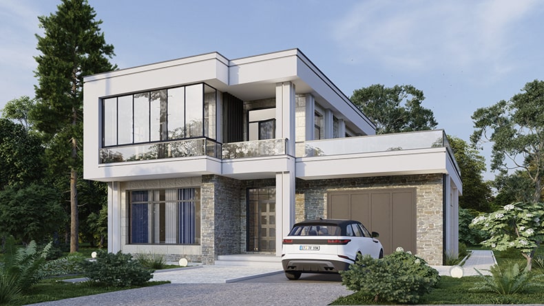 Каркасные дома из ЛСТК